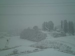 2012年2月25日　雪のある風景
